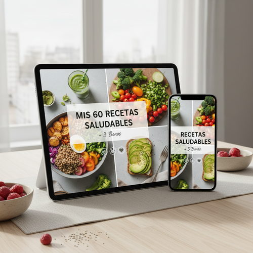 Portada Ebook Mis 60 Recetas Saludables